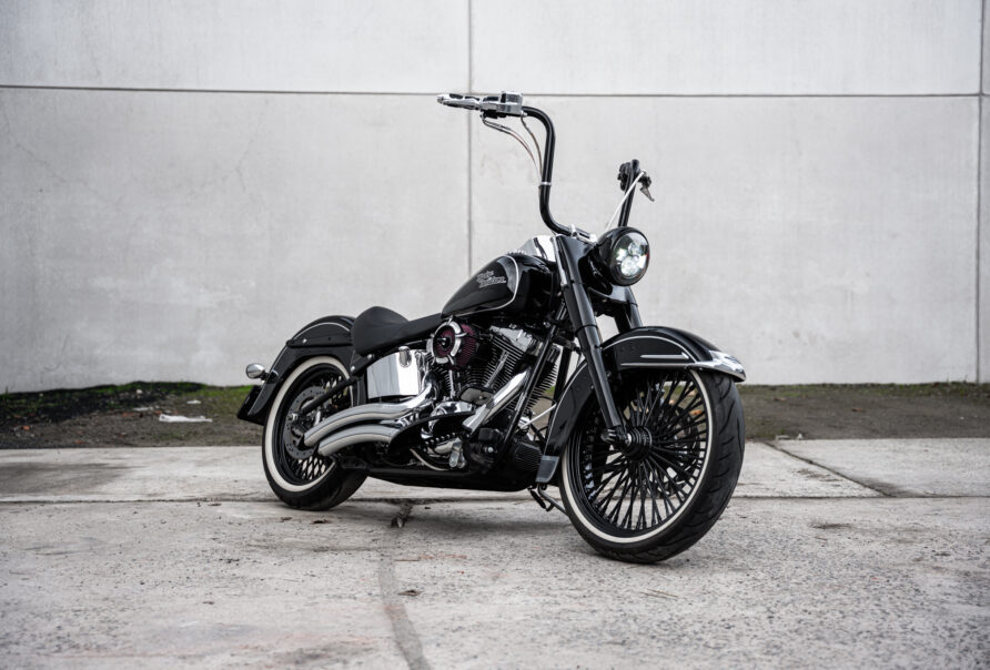 Harley davidson softail mexican zwart 29